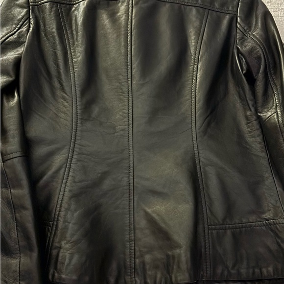 NEW Leather moto jacket - Picture 3 of 3